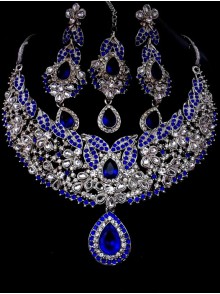 Rhodium Necklace Set